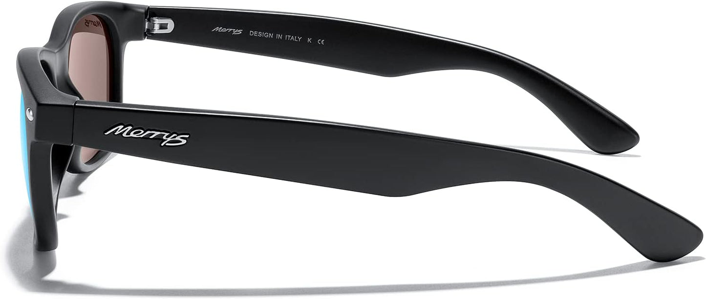 MERRY'S Polarized Unisex Shades Sunglasses for Men and Women Vintage Polarized Sun Glasses Mirror Lens