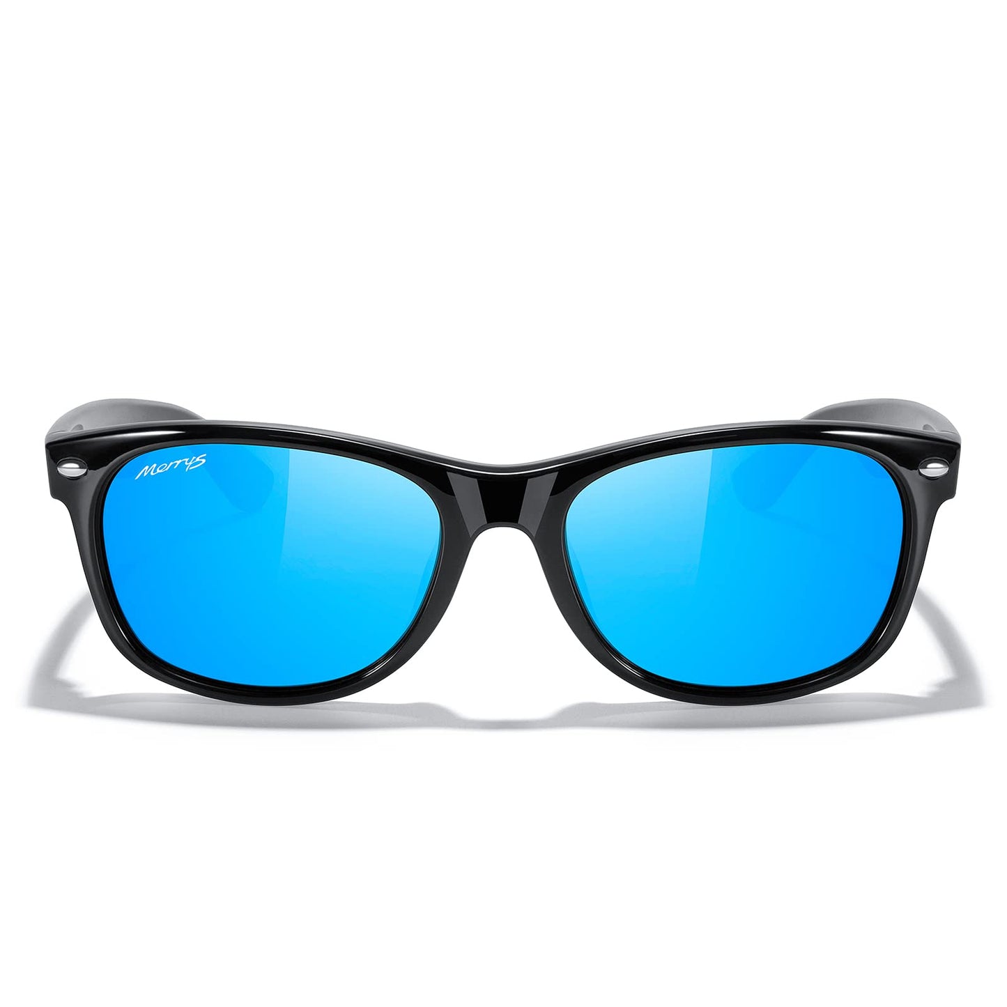 MERRY'S Polarized Unisex Shades Sunglasses for Men and Women Vintage Polarized Sun Glasses Mirror Lens