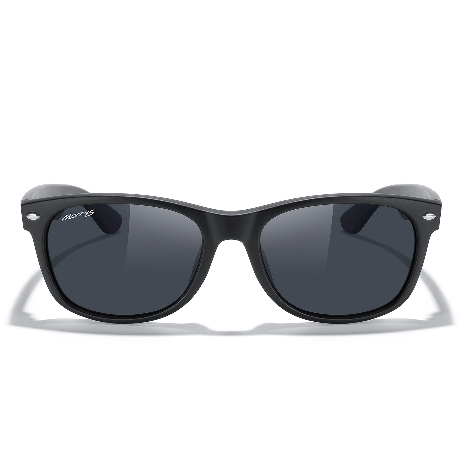 MERRY'S Polarized Unisex Shades Sunglasses for Men and Women Vintage Polarized Sun Glasses Mirror Lens