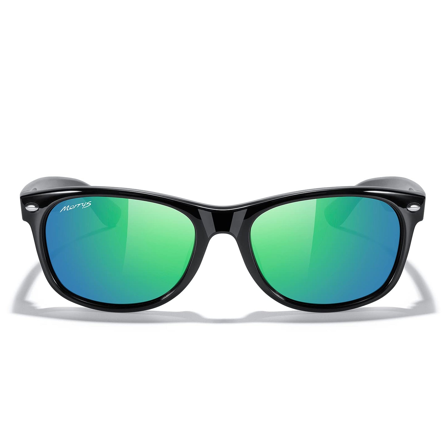 MERRY'S Polarized Unisex Shades Sunglasses for Men and Women Vintage Polarized Sun Glasses Mirror Lens