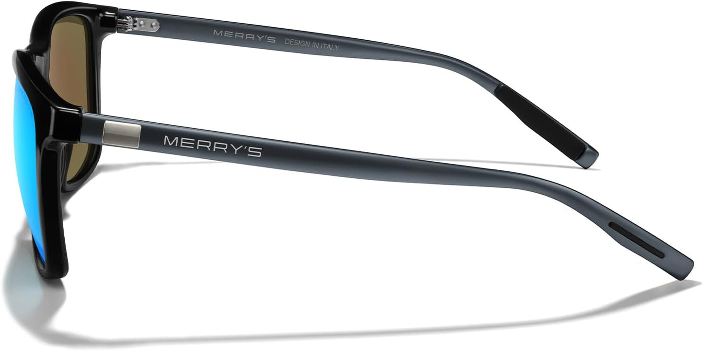 MERRY'S Unisex Polarized Aluminum Sunglasses Vintage Sun Glasses For Men/Women S8286