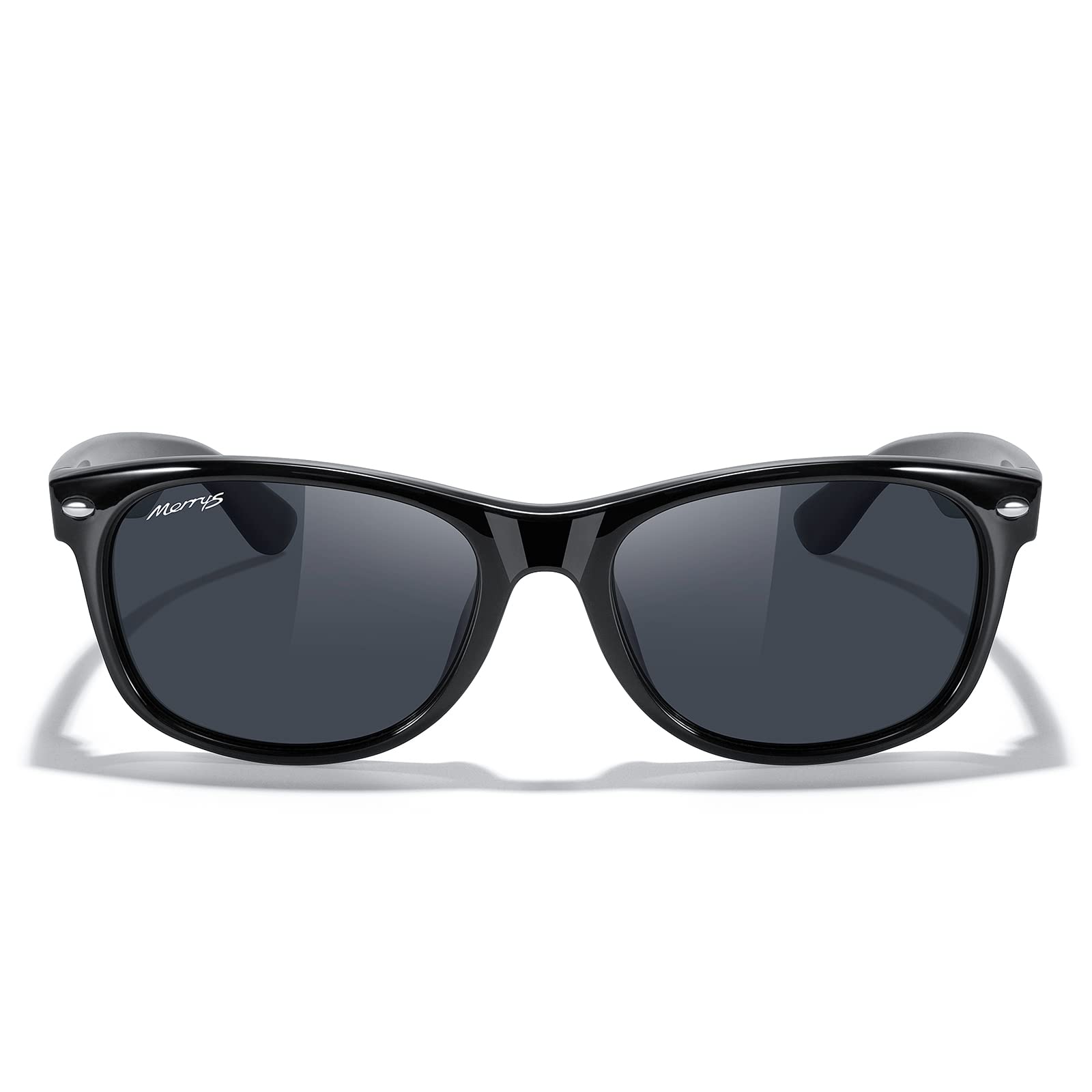 MERRY'S Polarized Unisex Shades Sunglasses for Men and Women Vintage Polarized Sun Glasses Mirror Lens